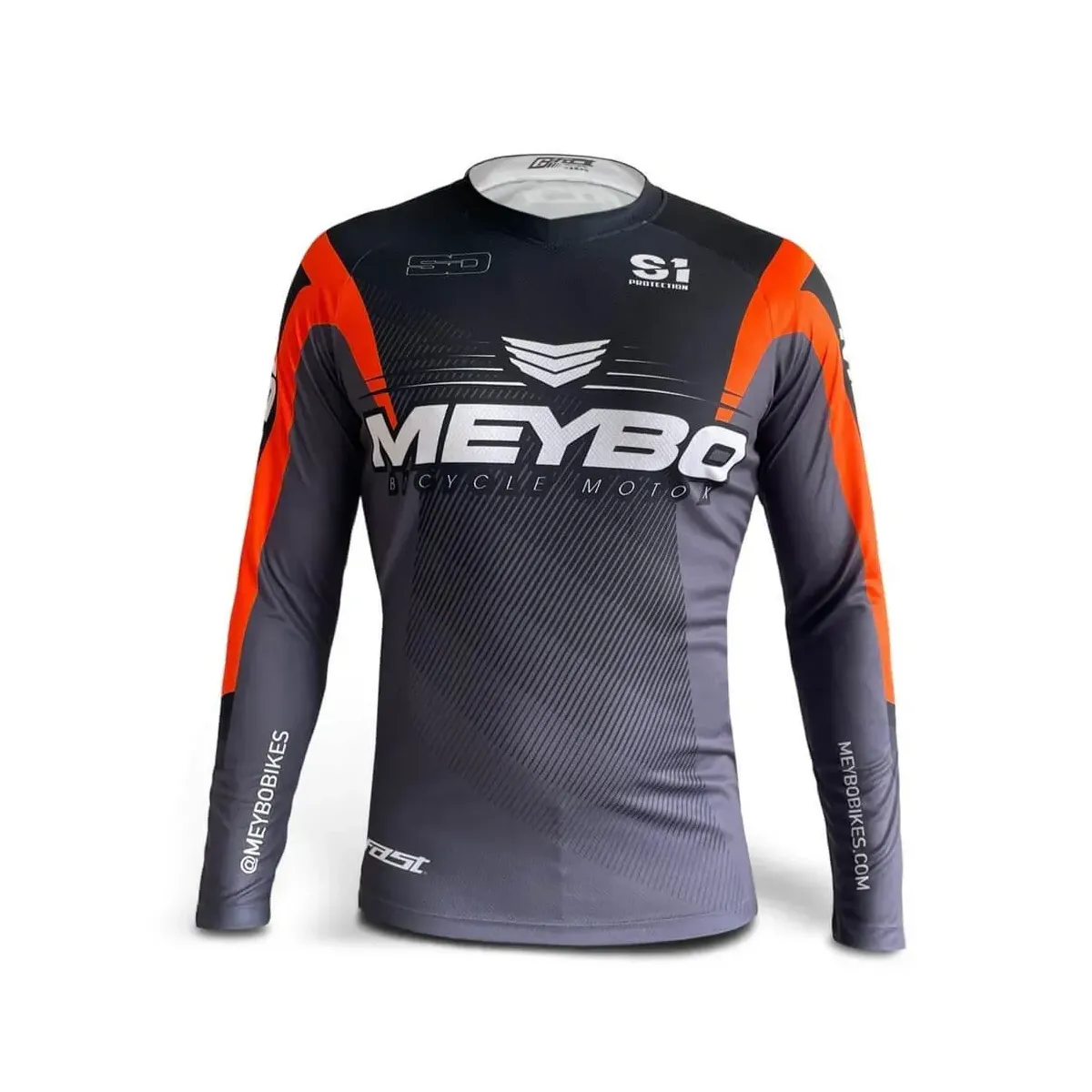 Meybo Race Jersey V6 SlimFit Black/Orange
